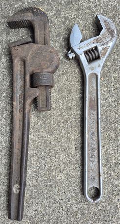 Pipe Wrench, Adjustable Wrench