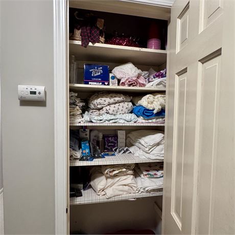 Hallway Closet Cleanout - Linens, New Items and More