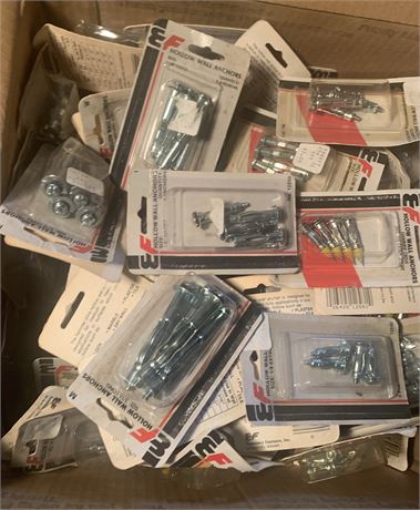 EF Hollow Hammer-Drive Wall Anchor Lot