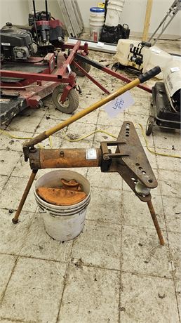 Central 10 Ton Pipe Bender 1/2, 3/4, 1 & 1 1/4"