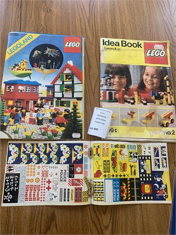 1980s LEGO 6000 Legoland Idea Books