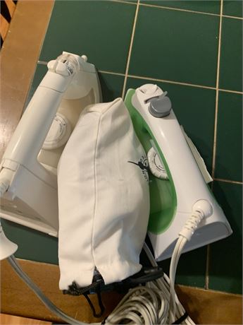 Lot of 3 Clothing Irons