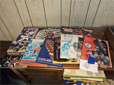 1970's-80's Cleveland Indians Programs