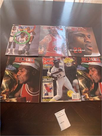 Michael Jordan Beckett Sports Card Magazine Lot