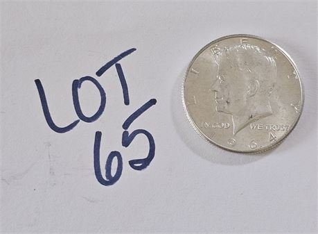 1965 Silver Kennedy Half Dollar
