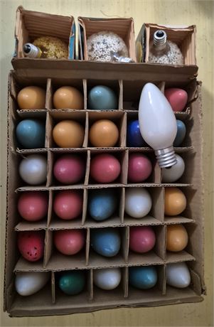 Vintage Christmas Light Bulbs