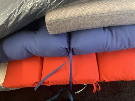 Lot of Outdoor Patio Seat Cushions