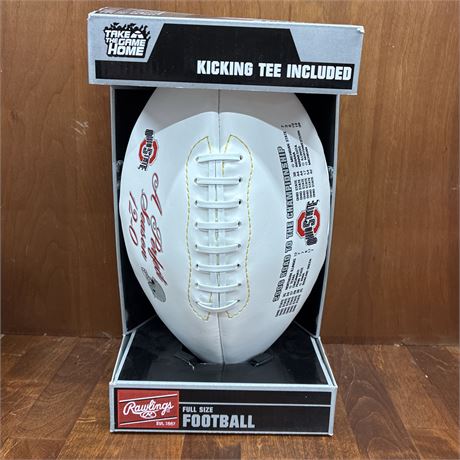 Ohio State Buckeyes Perfect Season Full Size Regulation Commemorative Football
