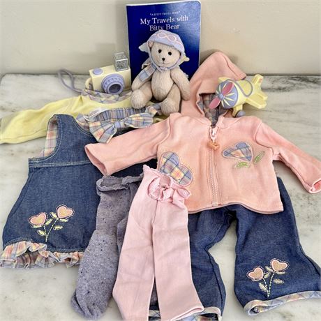 American Girl Bitty Baby Clothing, Bitty Bear and Accessories