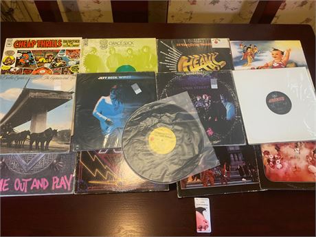 Janis Joplin, Jeff Beck, The Rolling Stones, Grace Slick, Black Sabbath Albums