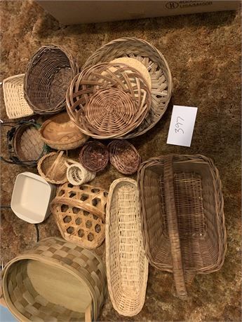 Wicker Basket Lot