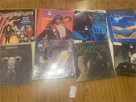Crowded House, Hall & Oates, Sade, Culture Club, The Doors ALBUM COVERS ONLY