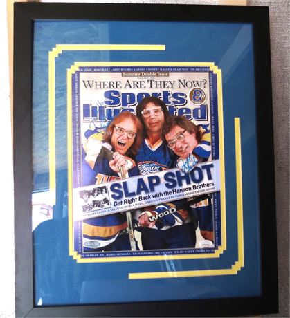 Hanson Brothers Sports Illustrated Framed Poster