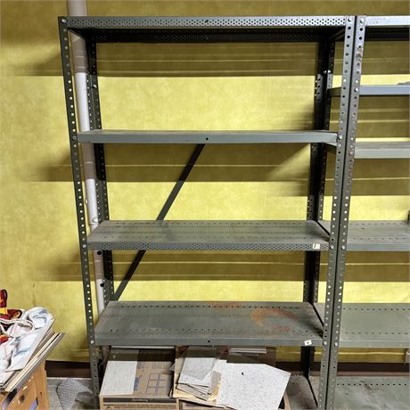 5-Tier Metal Shelving Unit - 60.5 x 36 x 11.5"