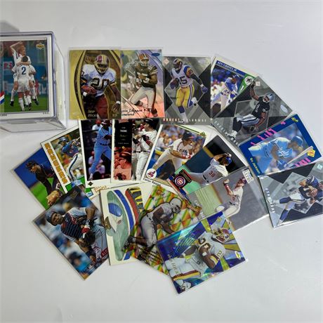 Mixed Sports Cards Lot - Football, Baseball, 1993 UD World Cup 94 Preview