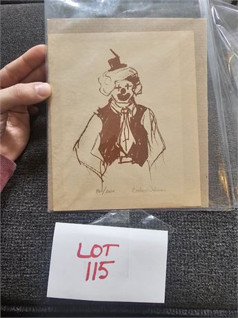 Barbara Weiman Signed Limited Edition 965/1000 Featuring Stylized