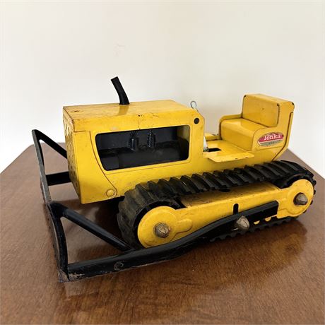 Vintage Tonka Pressed Steel Bulldozer - 9"