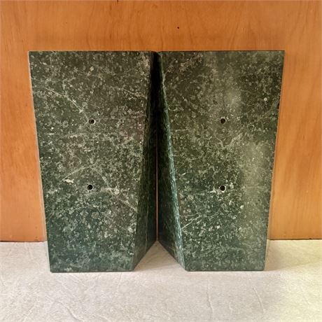 Solid Stone Bookends - 8"T x 2.75" Deep