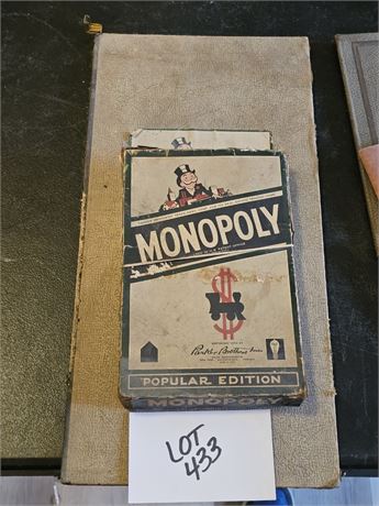 1954 Parker Brothers Monopoly Game