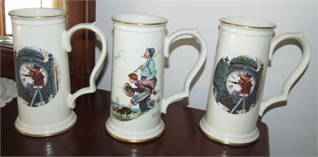 Norman Rockwell Steins