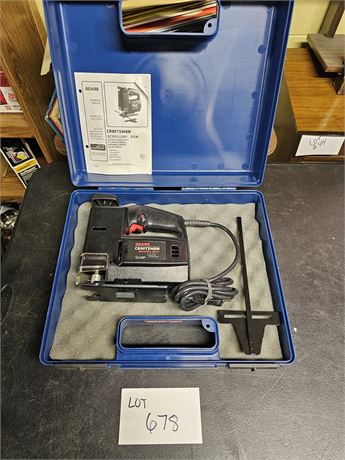 Sears Craftsman Scroller Saw In Case