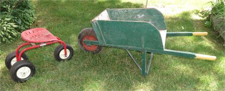 Wooden Cart, Garden Cart