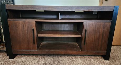 Rustic Wood/Metal TV Stand