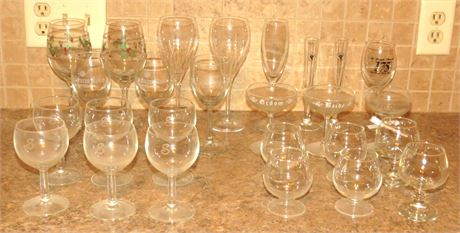 Assorted Stemware