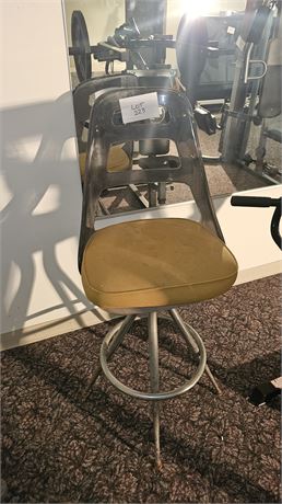 MCM Highback Plastic & Swivel Bar Chair