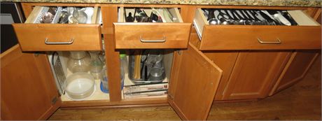 Kitchen Cabinet & Drawers Cleanout