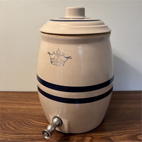 Roseville Stoneware Countertop Water Cooler, Drink Dispenser