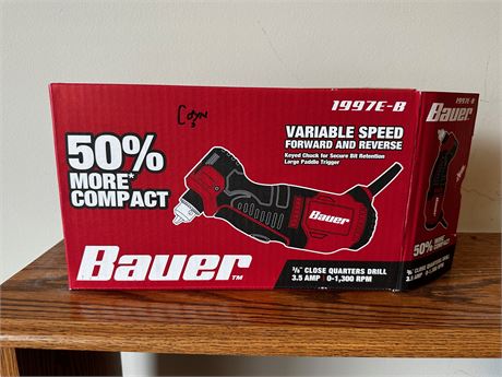 Bauer Variable Speed Close Quarters Drill