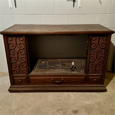 Empty Zenith Console Cabinet for DIY/Repurposing