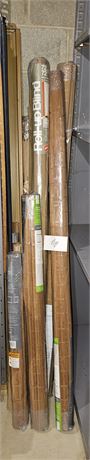 Brown Roll Up Blinds Multiple Sizes