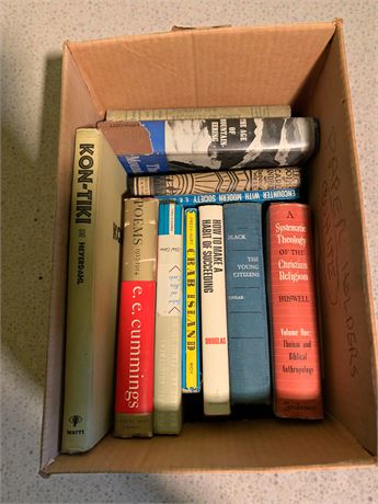 Vintage Book Lot - Poetry, Self-Help & More