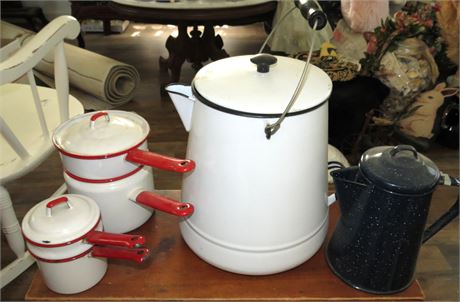 Assorted Enamelware