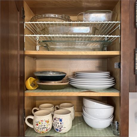 Kitchen Cupboard Cleanout - Dishes, Bakeware, Pottery Chip n' Dip Plates