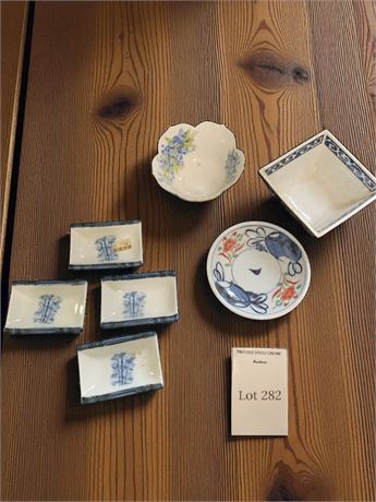 Asian Style Soy Sauce Dipping Dish, Imari Bowl & More