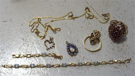 Mixed 10K & 14K Jewelry