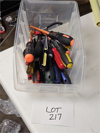 Mixed Screwdriver Lot -Pittsburgh, Stanley, Value, & More