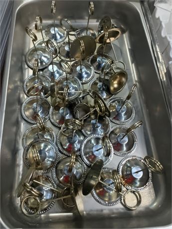 Stainless Steel Card/Menu Holder Lot