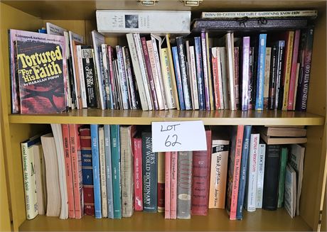Mixed Book Lot- History, Diet, Medical & More