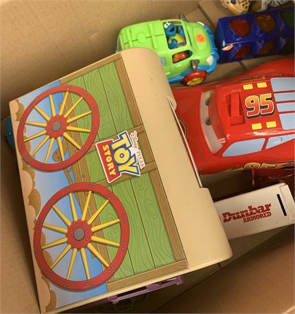 Disney Pixar Toy Story Pop-Up Fold Out Wagon Toy Playset