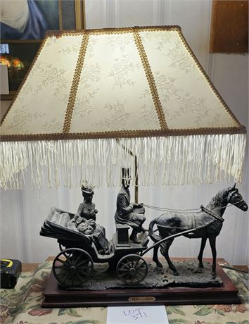 The Crosa Collection Horse & Carriage Lamp