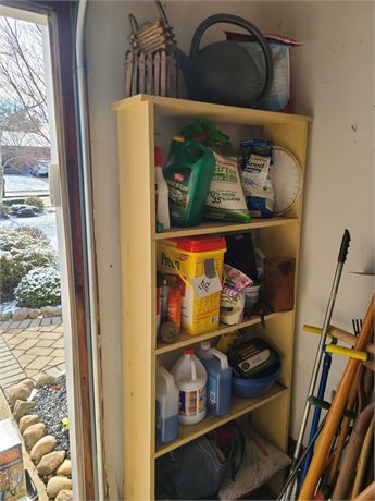 Garage Shelf Cleanout: Garden/Lawn Chemicals / Cleaners & More