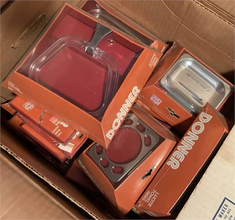 Donner Soap Holder, Towel Ring, Toothbrush Holder Lot