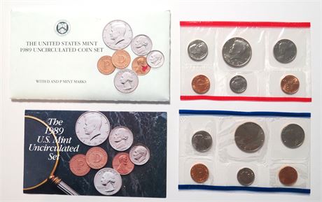 1989 Uncirculated Coin Set
