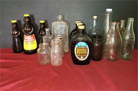 Lot of old bottles