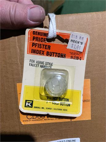 Price Pfister Index Buttons for Verve Style Faucet Handles (1 Box)