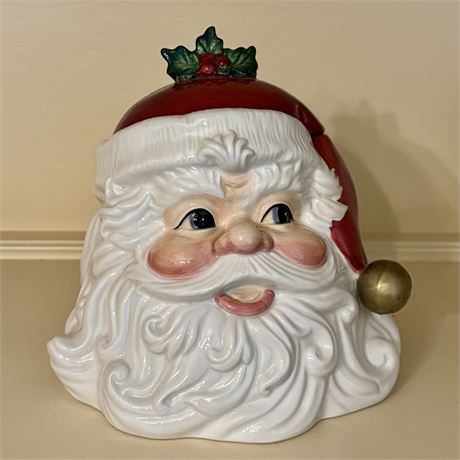 Fitz & Floyd Ceramic Canister/Candy Dish - 6"H